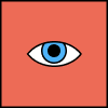 Half-open eye icon