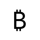 Bitcoin unicode symbol