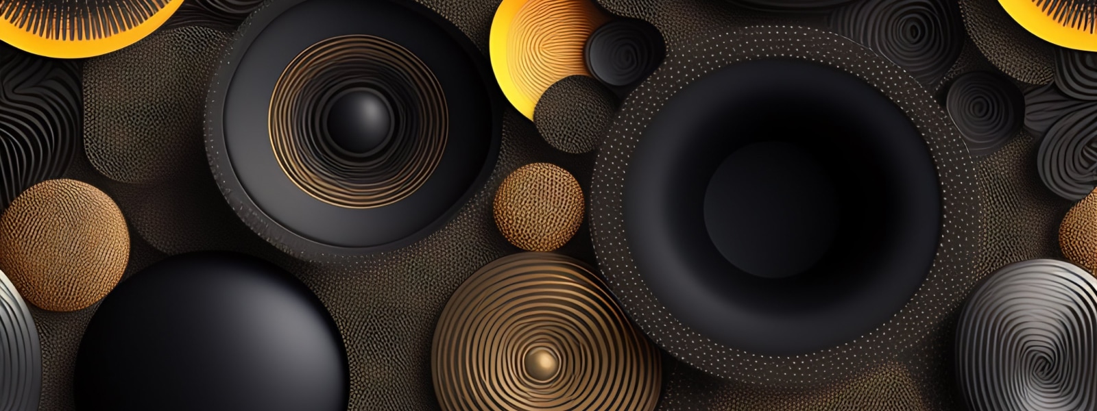 Abstract visualization of speakers